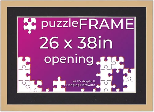 Vista 26 de Poster Palooza Kit de marco de rompecabezas de 11.25 x 38.25 pulgadas. El kit incluye hojas de pegamento para rompecabezas, marco de rompecabezas