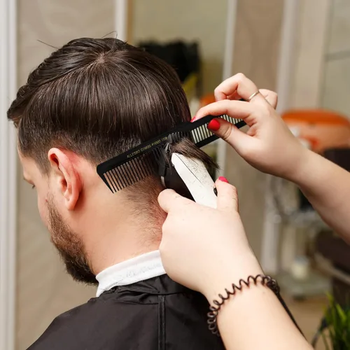 Vista 7 de Allegro Combs 9000 Clipper Blending Corte de dientes anchos Peine de pelo para peluqueros que se desvanecen peluqueros hombres mujeres peine