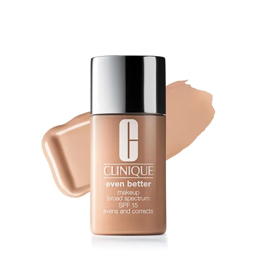 Vista 15 de Clinique Even Better Makeup Liquid Foundation SPF 15 With Vitamin C For Dry + Oily Combination Skin Types Medium Coverage + Natural Finish Evens