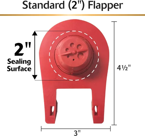 Vista 4 de Korky Kit Completo de Reparación de Inodoro Estándar de 5 cm, Soluciona: Inodoros Corriendo, Ruidosos, Sin/Lenta Recarga, y Sin/Débil Descarga