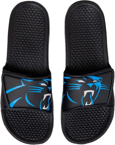 Vista 15 de FOCO mens NFL Team Cropped Big Logo Shower Sport Slide Flip Flop Sandals