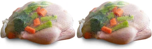 Vista 9 de Regency Wraps Calcetines de sopa, paquete de 100 unidades de 24 pulgadas, bolsas de malla 100% de algodón; para caldos transparentes, deliciosas