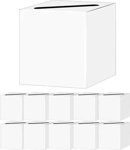 Vista 12 de SietDESEO Caja Blanca de Tarjetas para Billetes y Monedas para Boda, Fiesta, Cumpleaños, Baby Shower, Despedida de Soltera, Rifa de Boletos