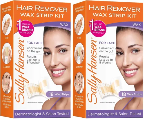 Vista 7 de Kit de cera microondable Sally Hansen para piernas, axilas y bikini Elimina el vello desde la raíz – Vegano y probado por dermatólogos