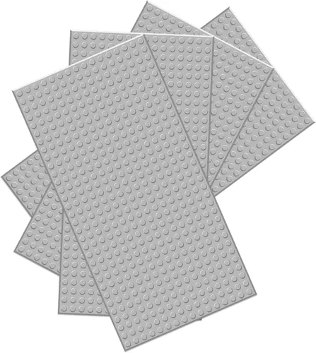 Vista 10 de BOROLA Placa base clásica de ladrillo de construcción, 10 x 5 pulgadas, compatible con la mayoría de los ladrillos de construcción de marcas Paquete