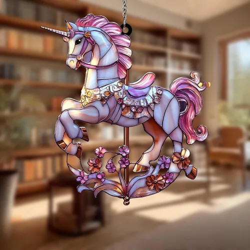 Vista 31 de Cute Sleeping Koala Acrylic Suncatcher - Faux Stained Glass Indoor Window Hanging Ornament, Outdoor Sun Catcher Panel, Home Decor Gift for Koala