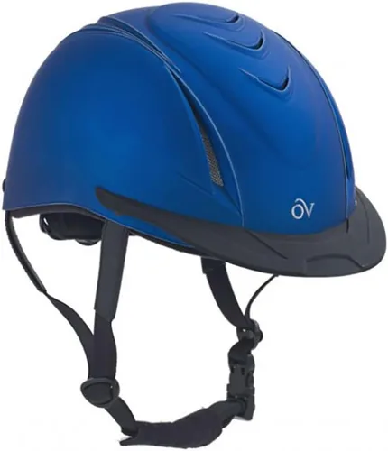 Ovation Casco de escuela metálico de perfil bajo para adultos, ligero, cómodo, ajustable, ecuestre, equitación