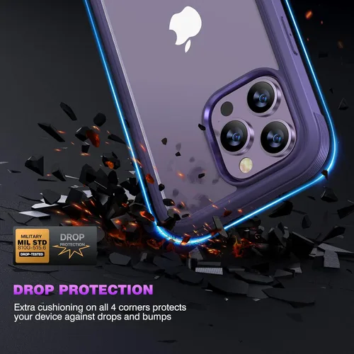 Vista 50 de DIACLARA - Funda transparente compatible con iPhone XR 6.1 pulgadas 2018