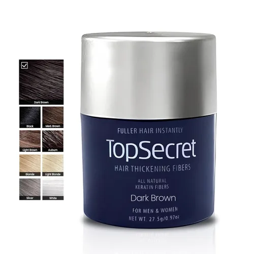 Vista 83 de Top Secret Aplicador de fibras de construcción para engrosar el cabello incluido, relleno de cabello natural e indetectable para hombres y mujeres