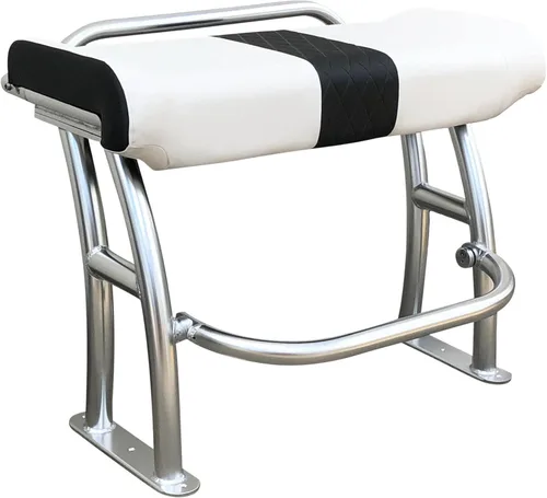 Vista 5 de Fishmaster Pro Series - Poste inclinado para barcos de pesca de consola central, respaldo de lujo, soportes de caña, espuma de flujo, compartimento