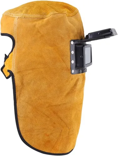 Vista 7 de Casco de soldadura, duradero, de buena calidad, resistente al calor, transpirable, máscara de protección con lente de protección completa