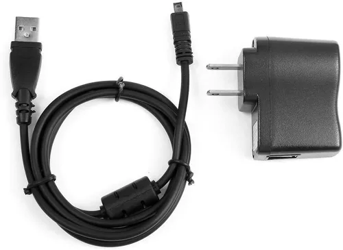 Vista 4 de Adaptador de corriente CA USB para cámara y cargador de batería + cable de PC para Nikon Coolpix S5200