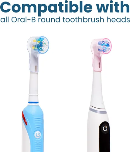 Vista 2 de Nincha Cubierta de cabezal de cepillo de dientes eléctrico para cabezal de cepillo de dientes Oral-B Series - Varios colores - Paquete de 6