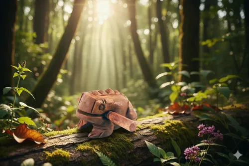 Vista 5 de Guiro Instrumentos Musicales de Percusión de Madera 3 Piezas, Set de 3 Ranas Güiro de Madera Natural 10-3.1-2.0 in (Ovillo Regalo de Oveja)