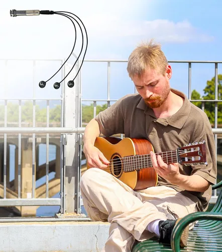 Vista 4 de Journey Instruments Pastilla acústica piezoeléctrica pasiva – EP101KM Tres elementos de pastilla pasiva balanceados de fabricación alemana