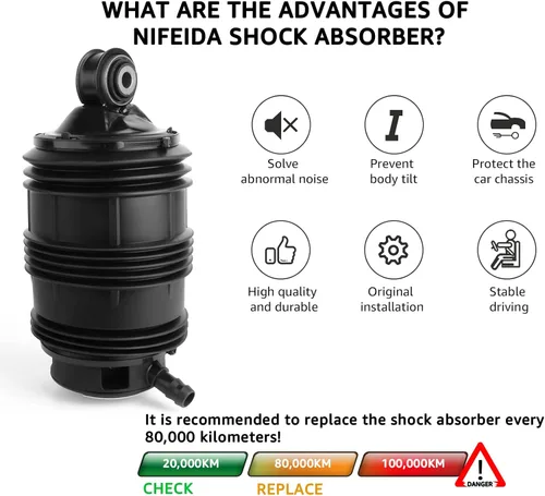 Vista 6 de nifeida Muelles suspendedores traseros 2113200825, 211320082580 del aire compatibles con Mercedes-Benz W211 W219 2003-2011 E550/E55 AMG/E63