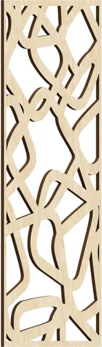 Vista 164 de Ekena Millwork WALW10X25X0250ACMRO Acme - Paneles decorativos de pared de madera con calado, 9 3/8 pulgadas de ancho x 24 3/8 pulgadas de alto