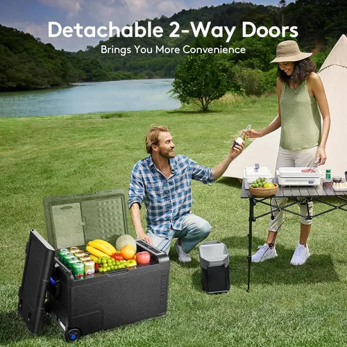 Vista 6 de BODEGACOOLER Refrigerador de Coche de 12 Voltios, Congelador Portátil con Control de Aplicación WIFI, Refrigerador de Coche de 40 Cuartos de Galón