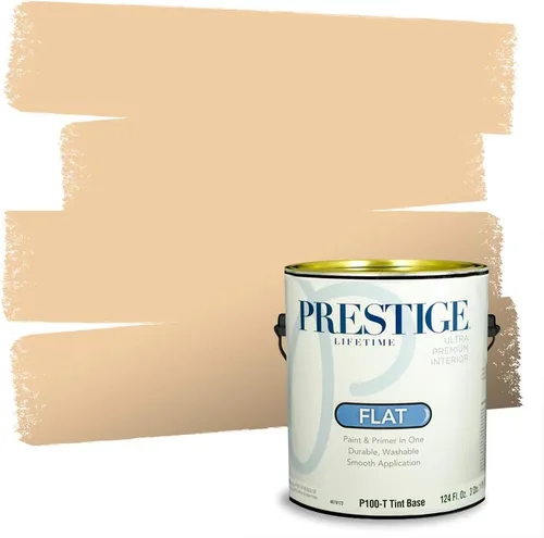 Vista 143 de PRESTIGE Pintura exterior e imprimación en uno, bronceado Aberdeen, plano, 1 galón