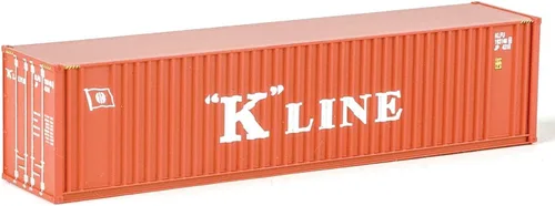 Vista 9 de Walthers SceneMaster Modelo a escala N de CSX Intermodal (blanco, azul) Contenedor lateral acanalado de 48 ', 949-8464