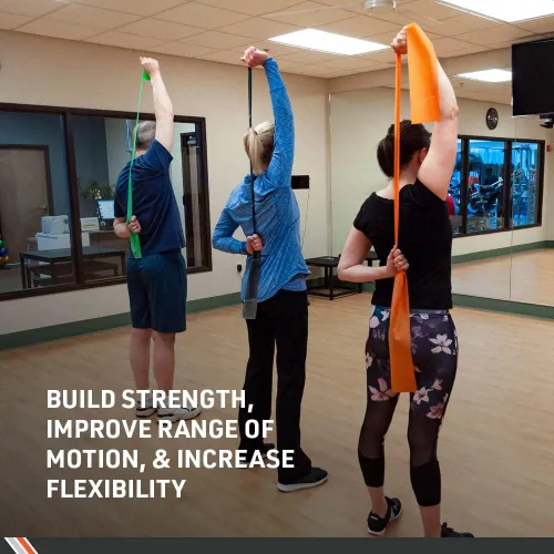 Vista 5 de Body Sport Exercise Band, 25 yd. x 4 in. Roll - Home & Gym Fitness Equipment for Stretching, Strength Training & Physical Therapy