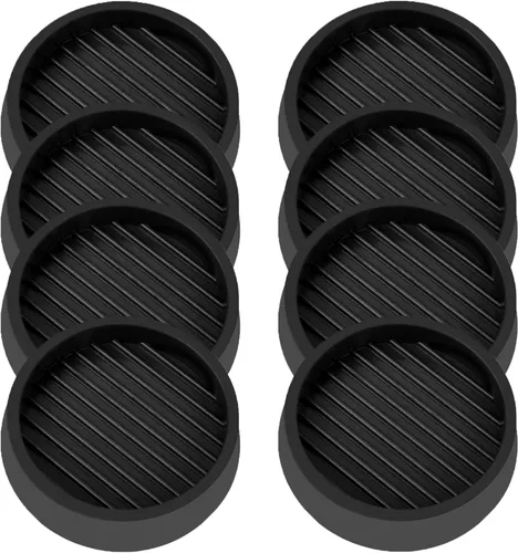 Vista 13 de Posavasos para Muebles, Copas de Ruedas de Goma de 1.5X1.5 Pulgadas, Almohadillas Antideslizantes para Muebles, Agarraderas Antideslizantes