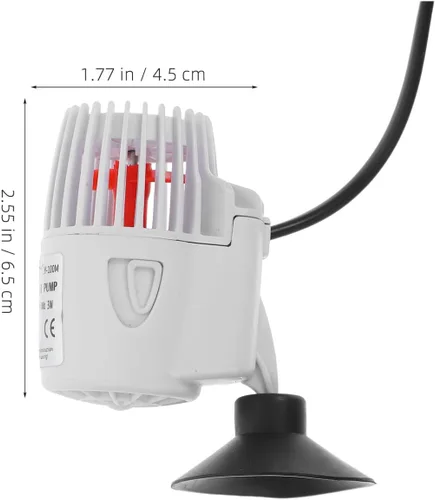 Vista 2 de Happyyami Wave Pump for Aquariums Electric Circulation Fish Tank Accessory US Plug Quiet Energy Efficient Aquarium Wave Maker Suitable for