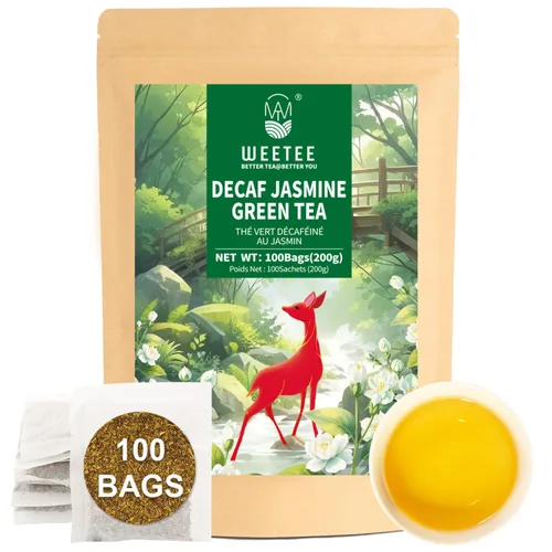 Vista 15 de WT WEETEE Emperor's Pu-erh - Bolsas de té 100 unidades, té oscuro Yunnan fermentado envejecido, suave y suave, con cafeína