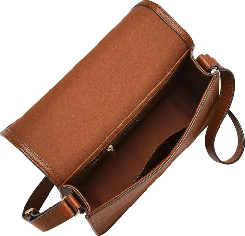 Vista 2 de Fossil Zoey - Bolso cruzado de piel con solapa grande o pequeña para mujer