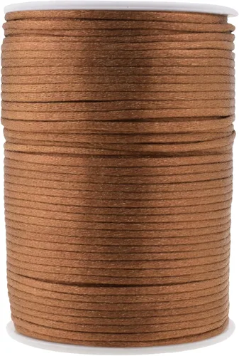 Vista 117 de Mandala Crafts Cordón de nailon satinado de 1/64 pulgadas (0.024 in), 100 yardas para pulseras, collares, joyas y adornos de macramé