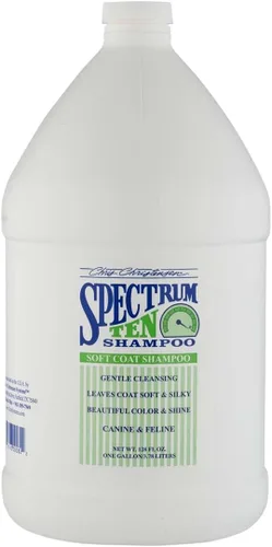 Vista 7 de Chris Christensen Spectrum Ten Champú para perros, acicalar como un profesional, limpieza suave, brillo magnífico, fabricado en EE. UU., 16.0 fl oz