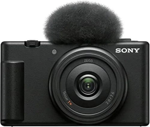 Vista 3 de Sony ZV-1F Cámara de Vlog para Creadores de Contenido y Vloggers Negro