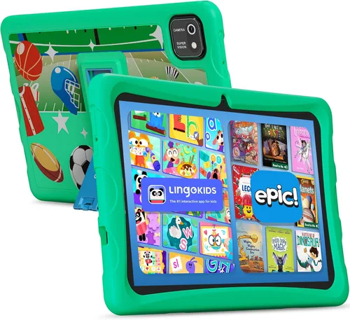 Vista 12 de Contixo Tableta para niños de 10" con Android 32GB - Incluye más de 80 libros de cuentos exclusivos de Disney (valor de $350), controles parentales