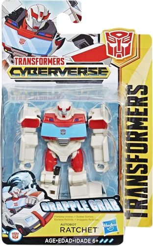 Vista 2 de Transformers E3634 Cyberverse Action Attackers: Scout Class Autobot Ratchet Figura de acción de juguete