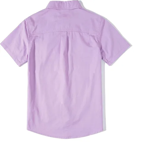 Vista 2 de Tronjori Camisa de manga corta con botones y dos bolsillos para niños