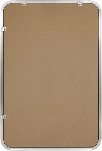 Vista 3 de Design House Isla - Espejo rectangular para pared, 30 pulgadas de alto x 20 pulgadas de largo, marco de metal moderno, para sala de estar
