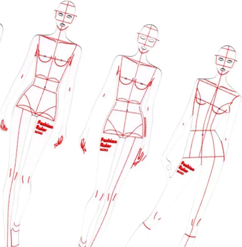 Vista 8 de DYNWAVE Juego de 8 reglas de plantilla de curva francesa, diseño de patrones humanoides de costura para costura, sastrería, diseño de moda