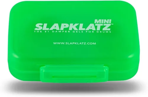 Vista 6 de MINI Drum Gel Dampers – Alien Green – 6 almohadillas en 3 tamaños – Estuche de almacenamiento incluido