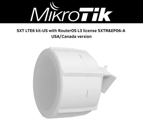 Vista 3 de Mikrotik SXT LTE6 kit-US con licencia RouterOS L3 SXTR&EP06-A Versión USA/Canadá