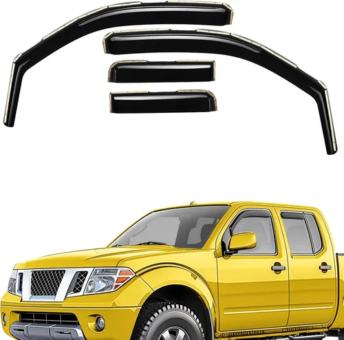 Vista 31 de Deflectores de ventana extra duraderos en el canal, protectores de lluvia aptos para Buick Encore GX 2020-2026, viseras solares, ventilación