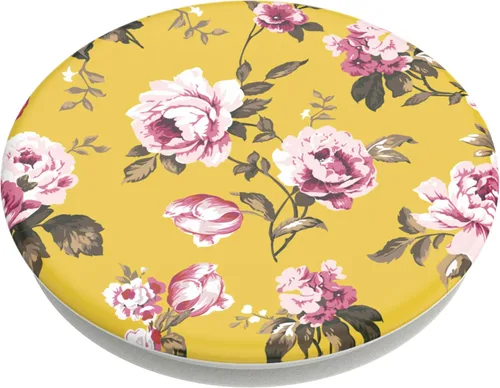 Vista 3 de PopSockets: PopGrip con tapa intercambiable para teléfonos y tabletas - English Rose