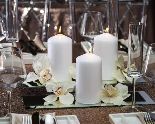 Vista 3 de BOLSIUS 12 velas blancas de pilar – Juego de velas sin perfume de 2.7 x 5.1 pulgadas – 43 horas – Vela de cena sin goteo sin humo – Perfecto