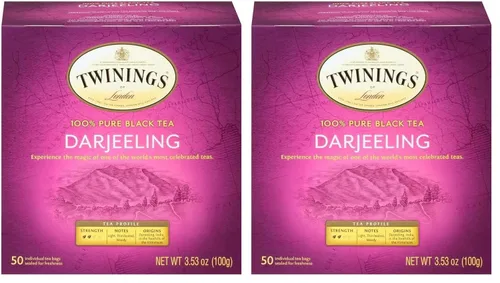 Vista 6 de Twinings té Darjeeling, 50 ct