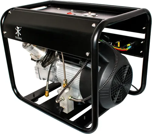 Vista 9 de TUXING Compresor de aire Pcp 4500psi, tanque de buceo Compresor Pcp de alta presión, compresor de buceo para llenado tanque de buceo, rifle de aire