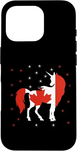 Vista 20 de Unicorn Canada Flag Canadian Case for iPhone 17