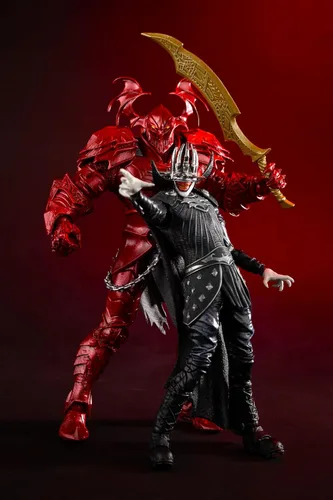 Vista 12 de McFarlane Toys - DC Multiverse Batman Who Laughs (Knight Armor) & The Merciless (Multiverso Oscuro) Figura de 7 pulgadas y Mega Figura McFarlane
