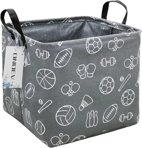 Vista 9 de Cesta cuadrada plegable para lavandería, cesta de lona, cesta de nersury, adecuada para niños, oficina, dormitorio, ropa, almacenamiento de juguetes