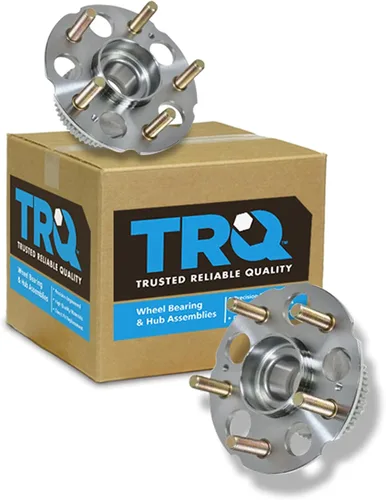 Vista 72 de TRQ Conjunto de rodamiento y cubo de rueda delantera de 2 piezas compatible con Chevrolet Trailblazer 02-09, Trailblazer EXT 02-06, GMC Envoy 02-09