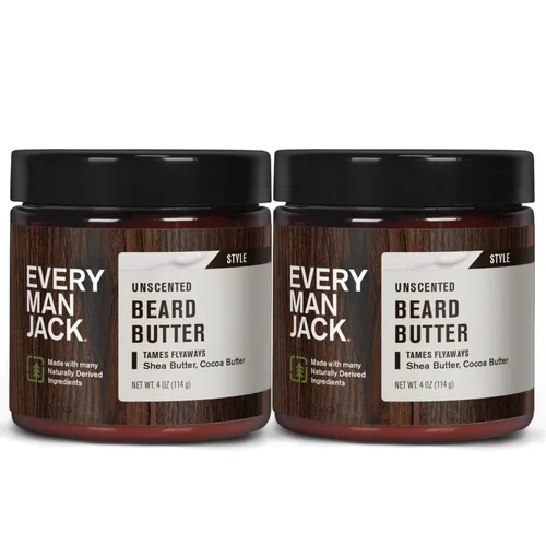 Vista 14 de Every Man Jack Mantequilla para Barba - Fragancia de Bourbon Añejo - Hidrata y Estiliza Barbas Secas y Rebeldes Mientras Alivia la Picazón