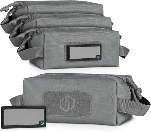 Vista 24 de Savior Equipment Paquete de 4 bolsas tácticas Loose Sacs, para munición de armas de fuego, con parches de identificación incluidos, funda blanda